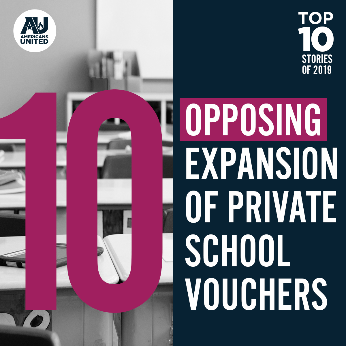 No. 10: Opposing Expansion Of Private School Vouchers