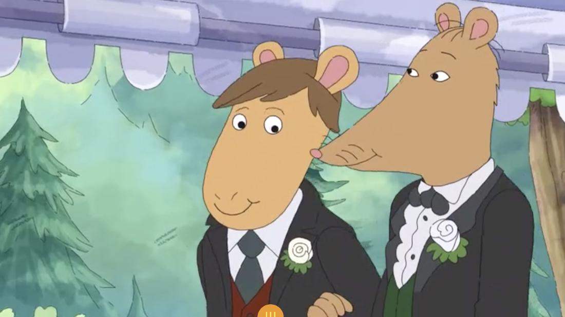Ratburn marrying Patrick