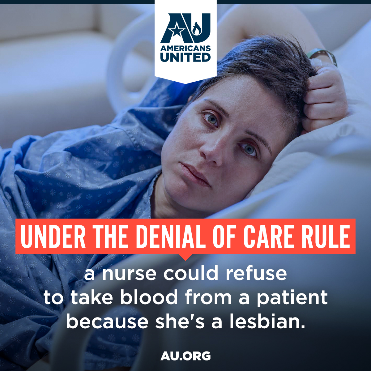 Patient could be turned away because she's a lesbian