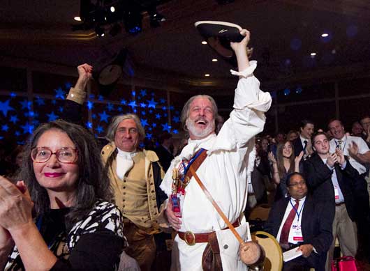 Colonial character at the Values Voter Summit