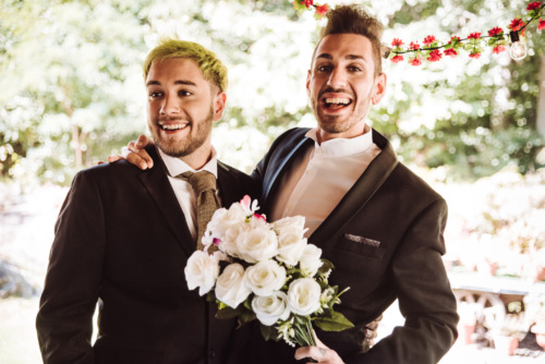 Gay couple married