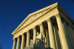 Image of the United States Supreme Court on a sunny day